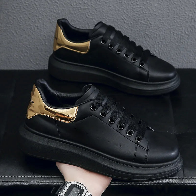 Spring and Summer New Men's Casual Shoes Thick Bottom Heightening Casual Comfortable Breathable Soft Bottom