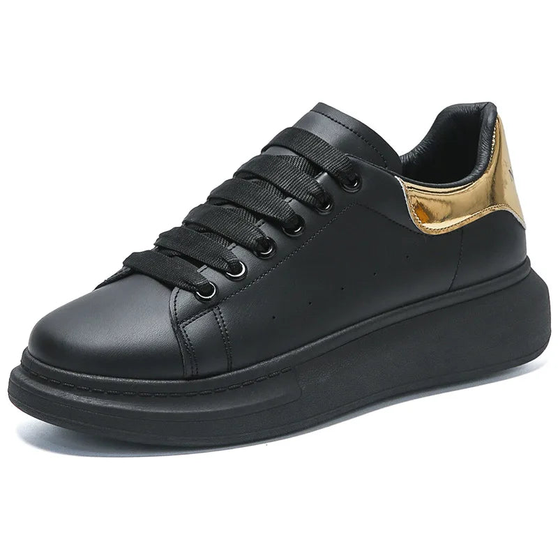 Spring and Summer New Men's Casual Shoes Thick Bottom Heightening Casual Comfortable Breathable Soft Bottom