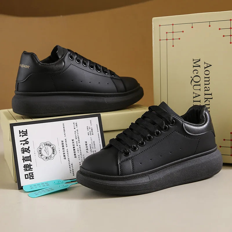 Spring and Summer New Men's Casual Shoes Thick Bottom Heightening Casual Comfortable Breathable Soft Bottom