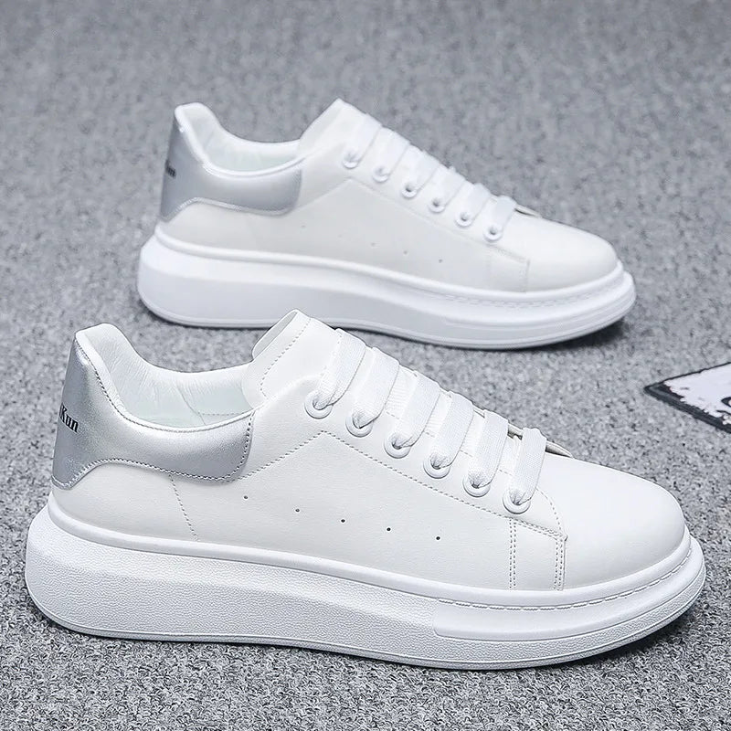 Spring and Summer New Men's Casual Shoes Thick Bottom Heightening Casual Comfortable Breathable Soft Bottom