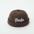 Solid Color Baby Dome Melon Cap Letter Embroidery Kids Cotton Brimless Hat Casual Boys Girls Hip Hop Docker Caps
