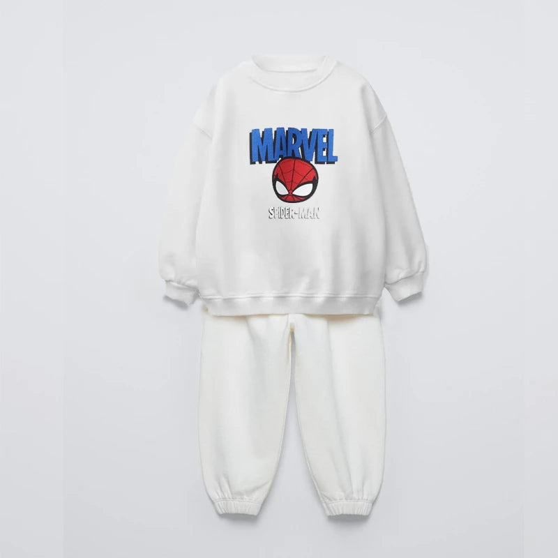 Pluto Sweatshirts Solid Color Pants 2Piece/Set Autumn Clothing Outer Wear Toddler New Cartoon Printed Hoodies Loose Trousers