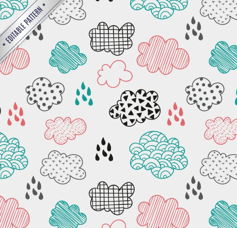 100X150CM Printed Fabric for Baby Diapers Waterproof Breathable TPU Laminated Fabric for DIY Storage Bag