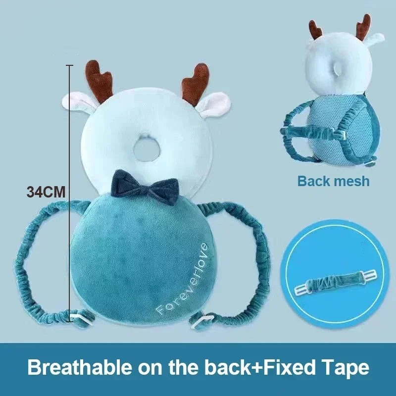 Head Back Protector Baby Protect Pillow Learn Walk Headgear Prevent Injured Safety Pad prevention Fall Cartoon Bee Kids Pillows