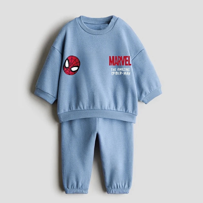 Pluto Sweatshirts Solid Color Pants 2Piece/Set Autumn Clothing Outer Wear Toddler New Cartoon Printed Hoodies Loose Trousers