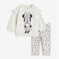 Pluto Sweatshirts Solid Color Pants 2Piece/Set Autumn Clothing Outer Wear Toddler New Cartoon Printed Hoodies Loose Trousers