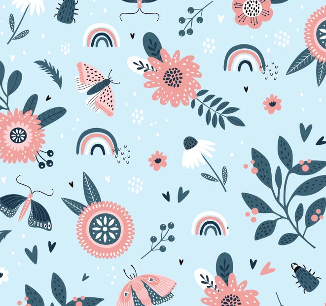 100X150CM Printed Fabric for Baby Diapers Waterproof Breathable TPU Laminated Fabric for DIY Storage Bag