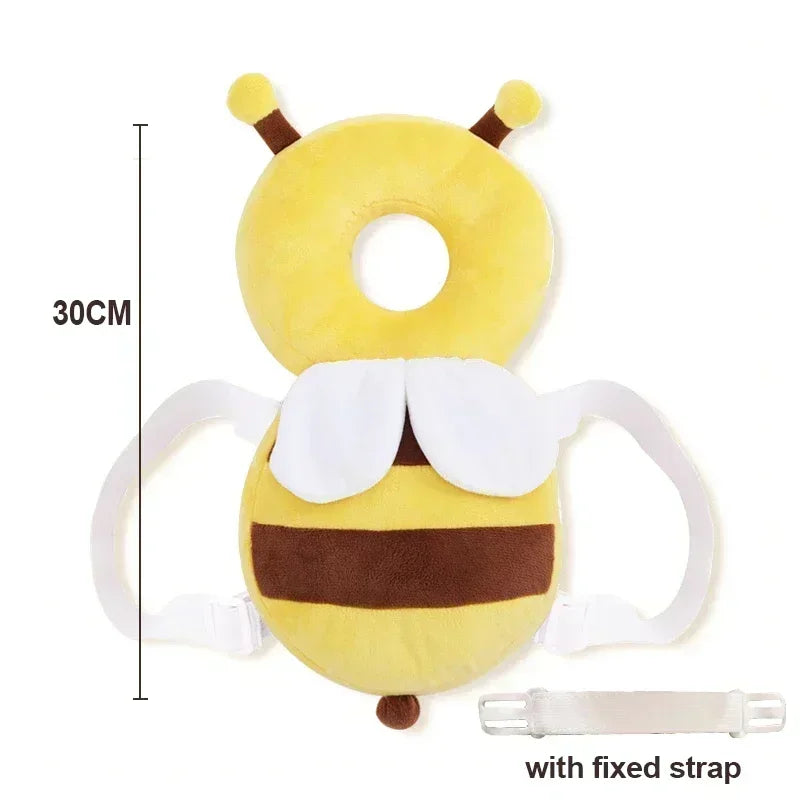 Head Back Protector Baby Protect Pillow Learn Walk Headgear Prevent Injured Safety Pad prevention Fall Cartoon Bee Kids Pillows