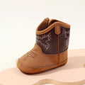 Baby Little Boots Soft PU and Cotton High Quality 2024 New Style Spring and Autumn Prewalking Shoes for Boys and Girls BHX3210