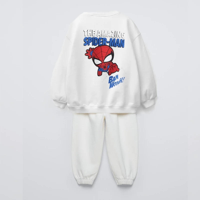 Pluto Sweatshirts Solid Color Pants 2Piece/Set Autumn Clothing Outer Wear Toddler New Cartoon Printed Hoodies Loose Trousers
