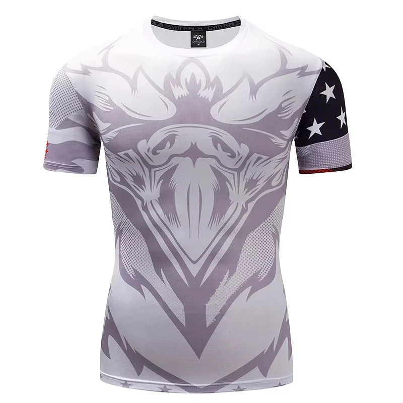 Best-selling Summer Boys Captain America Printed T-shirt with 3D "Marvel" Pattern Short Sleeve New Style Loose Fit Comfortable